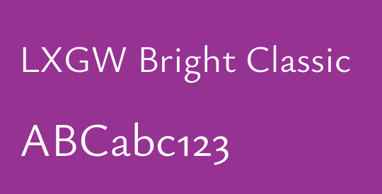 LXGW Bright Classic