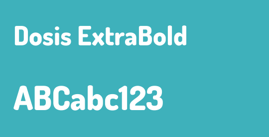 Dosis ExtraBold