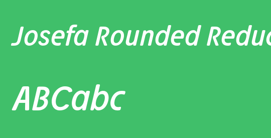 Josefa Rounded Reduced