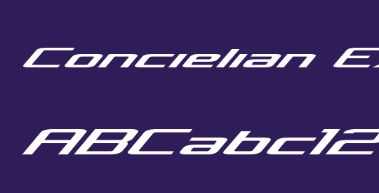 Concielian Expanded Italic