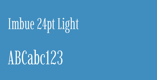 Imbue 24pt Light