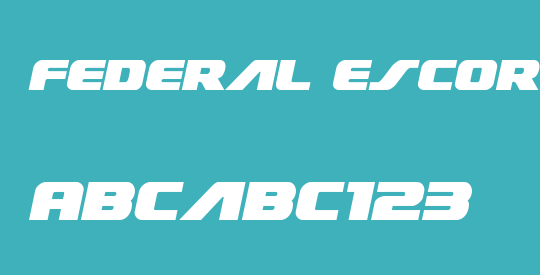 Federal Escort Semi-Italic