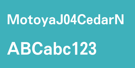 MotoyaJ04CedarN