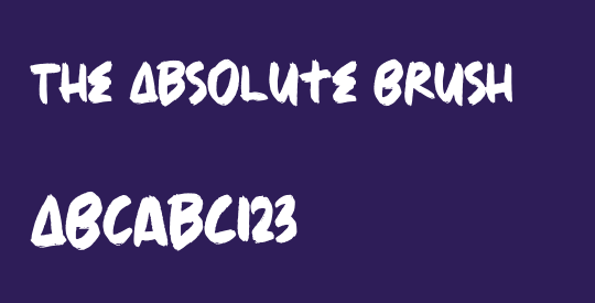 The Absolute Brush