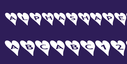 AlphaShapes hearts 2b