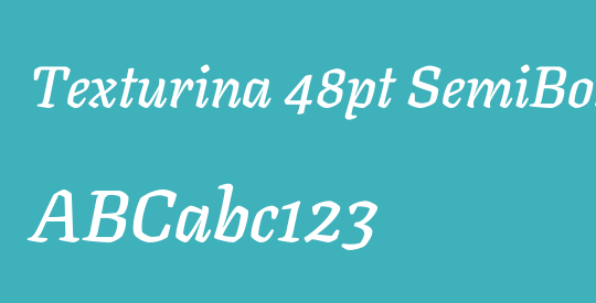 Texturina 48pt SemiBold