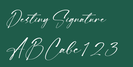 Destiny Signature