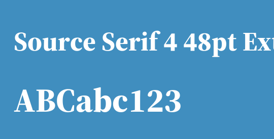 Source Serif 4 48pt ExtraBold