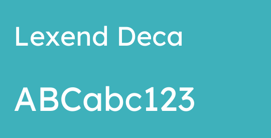 Lexend Deca