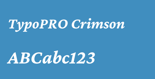 TypoPRO Crimson