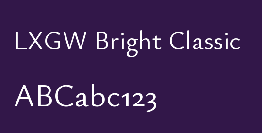 LXGW Bright Classic