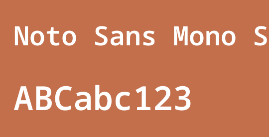 Noto Sans Mono SemiBold