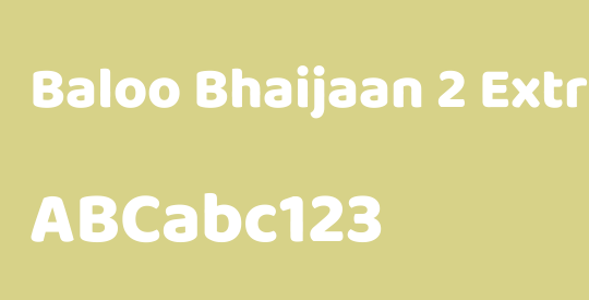 Baloo Bhaijaan 2 ExtraBold