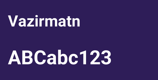 Vazirmatn