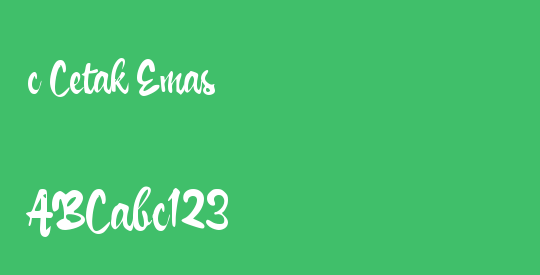 c Cetak Emas