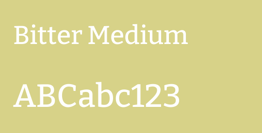 Bitter Medium