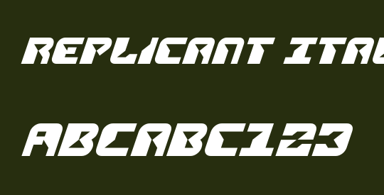 Replicant Italic