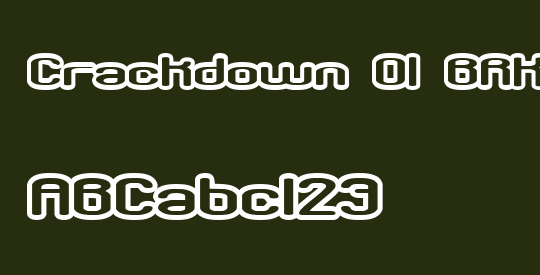 Crackdown O1 BRK