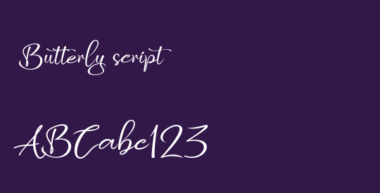 Butterly script