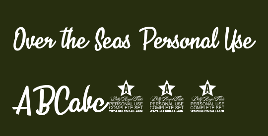 Over the Seas Personal Use