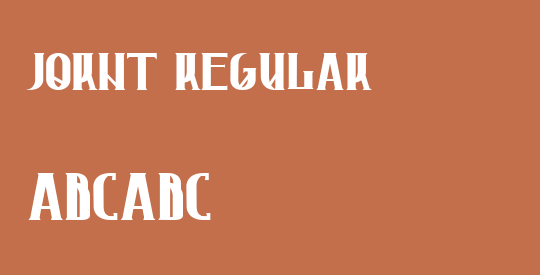 Jornt Regular