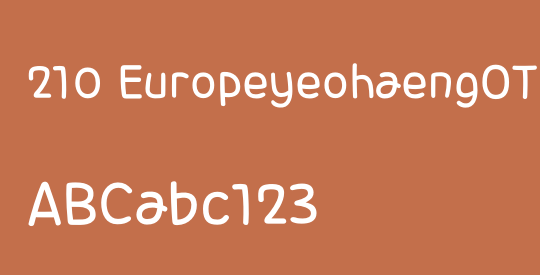 210 EuropeyeohaengOTF