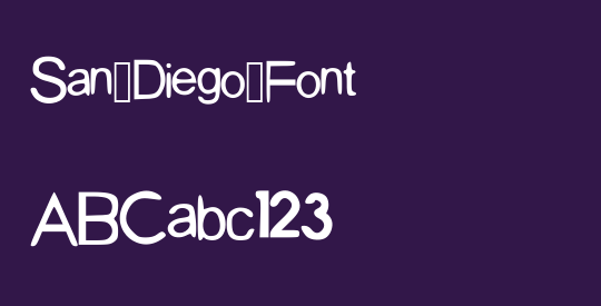 San_Diego_Font