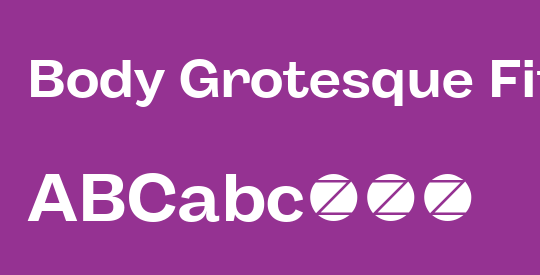 Body Grotesque Fit Trial