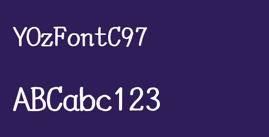 YOzFontC97