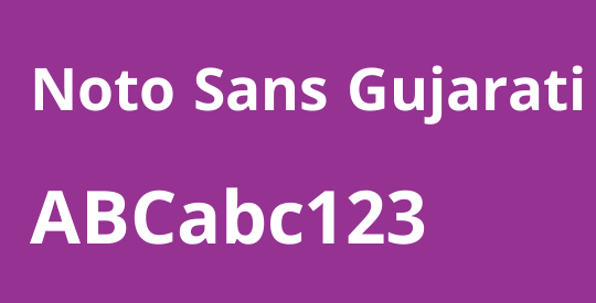 Noto Sans Gujarati
