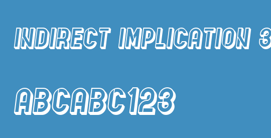 Indirect Implication 3D