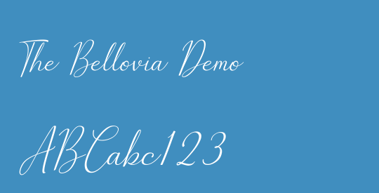 The Bellovia Demo