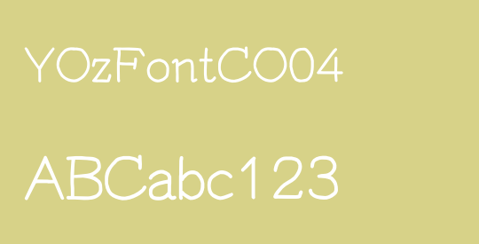 YOzFontCO04