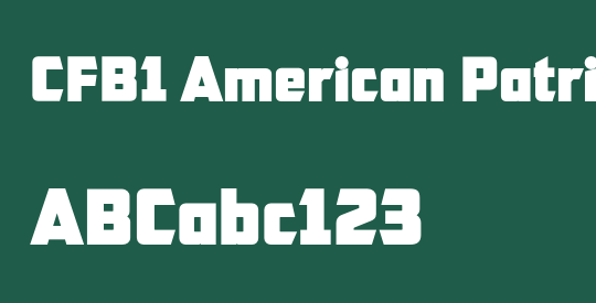 CFB1 American Patriot SPANGLE 2