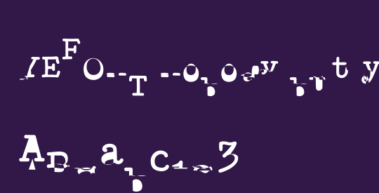 YEFONT Nobody but you