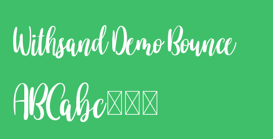 Withsand Demo Bounce