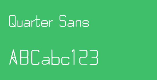 Quarter Sans