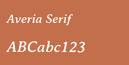 Averia Serif