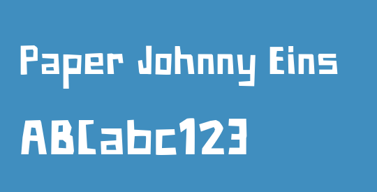 Paper Johnny Eins