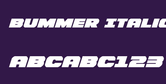 Bummer Italic