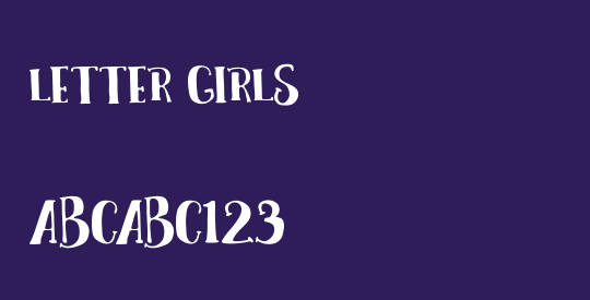 LETTER GIRLS