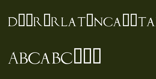 DuererLatinCapitals