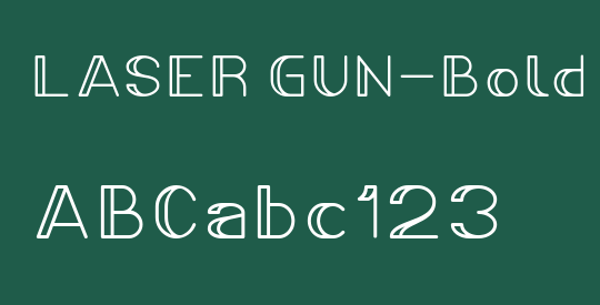 LASER GUN-Bold
