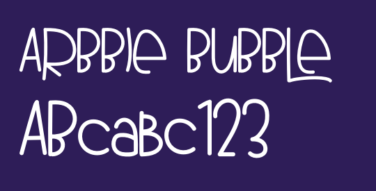 ARBBIE BUBBLE
