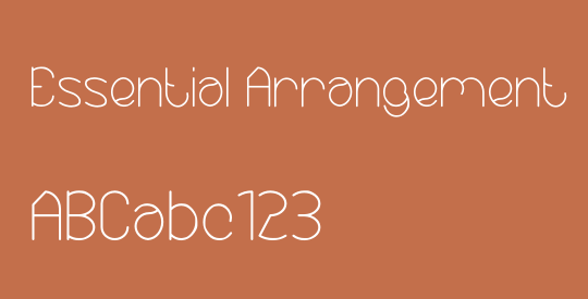 Essential Arrangement