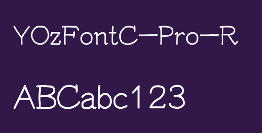 YOzFontC-Pro-R