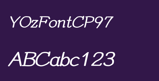 YOzFontCP97
