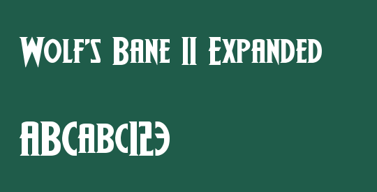 Wolf's Bane II Expanded