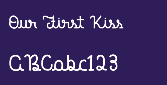 Our First Kiss