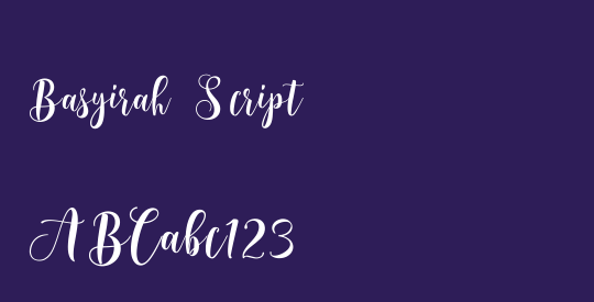 Basyirah Script